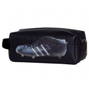 Toiletry Bag | Three Stripes Football Boot | Black